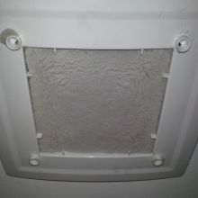 Umazan kopalniški ventilator - menjava filtra - čiščenje