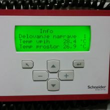 Pregled delovanja klimata z avtomatiko Schneider - t.a.c.
